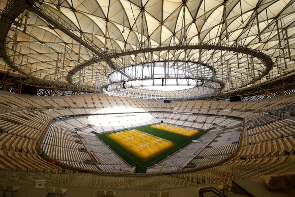 Lusail Stadium inifrån VM 2022