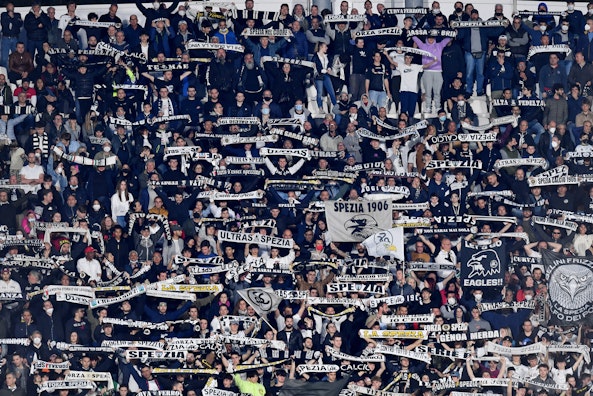 Spezia fans Serie A