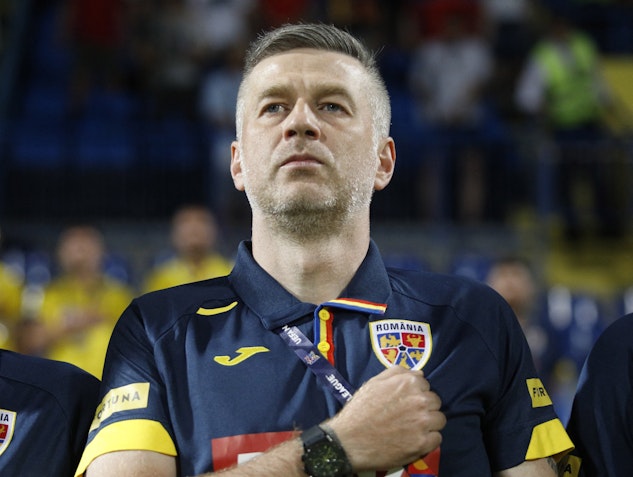 Rumäniens förbundskapten Edward Iordănescu