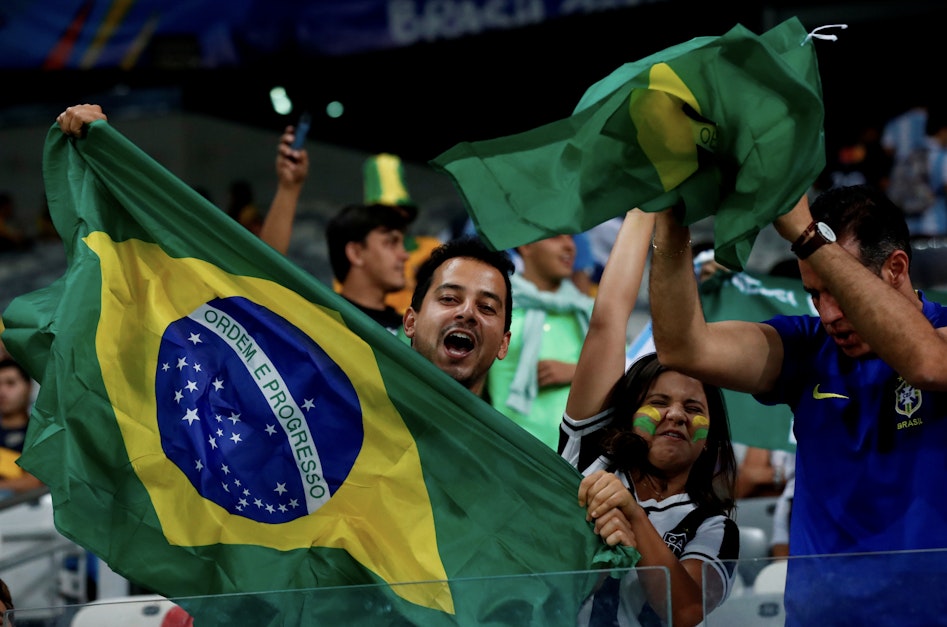 Brasilien supportrar