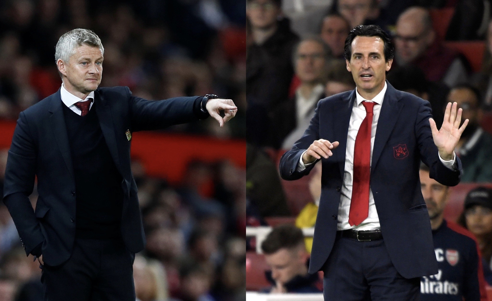 Solskjaer Emery Man Utd Arsenal Premier League