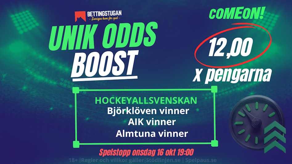 HockeyAllsvenskan boost