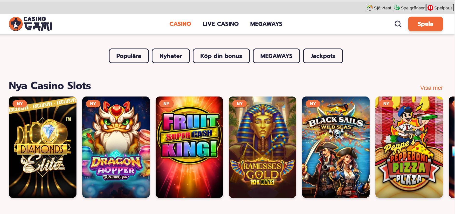 Casino Gami - Casino start