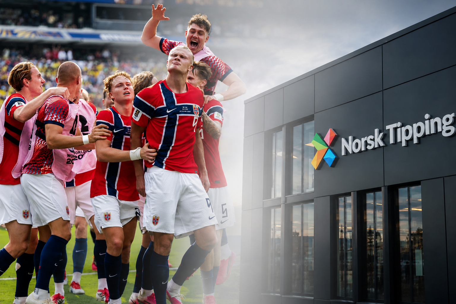 Nästan 10% av Norges befolkning tippade på Norge mot Brasilien: norsk tipping förlorade miljoner