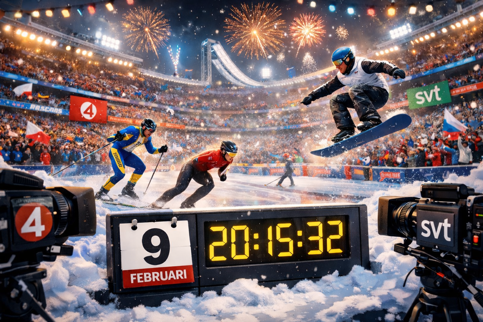 OS idag Måndag 9 Februari