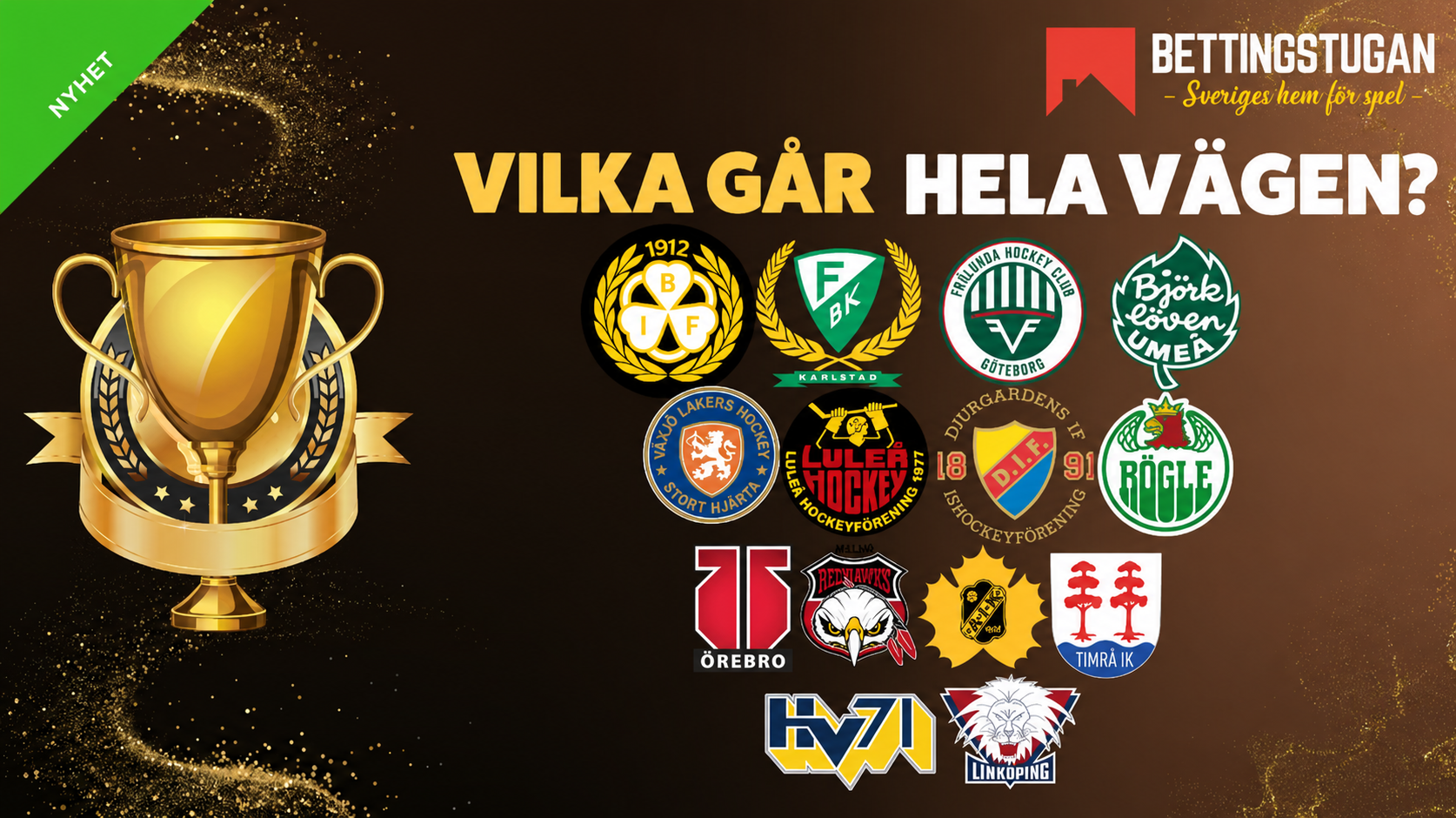 SHL 2026/2027 odds vinnare och analys