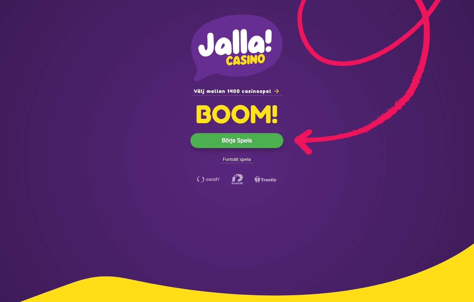 Jalla casino start