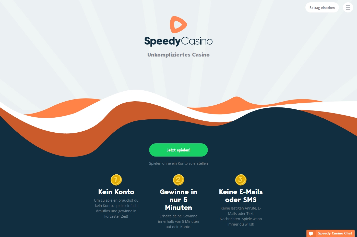 Speedycasino Start