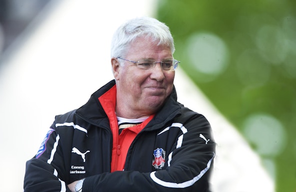 Conny Karlsson pa bild som HIF tranare