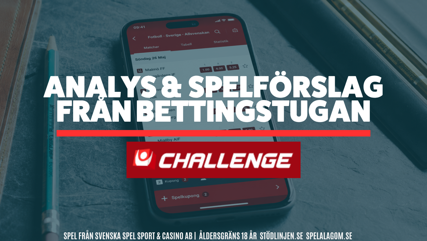 Speltips Challenge 15/6 » Tips, Analys & Förslag