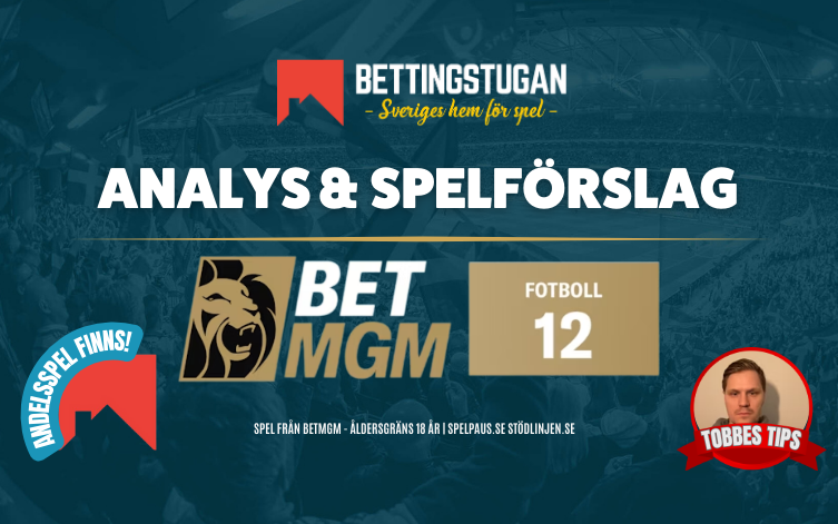 Speltips Fotboll 12 » Tisdag 19/8
