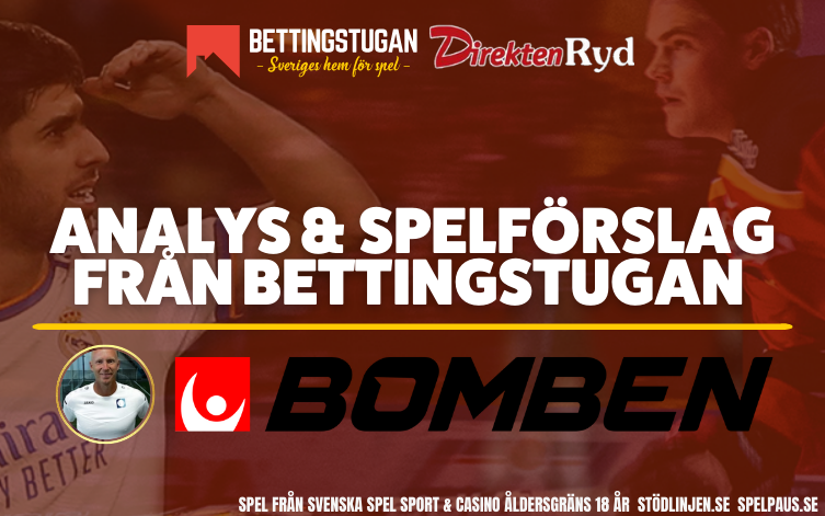 Speltips Bomben » Tisdag 6/1
