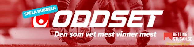DAGENS DUBBEL SVENSKA SPEL BETTINGSTUGAN BANNER