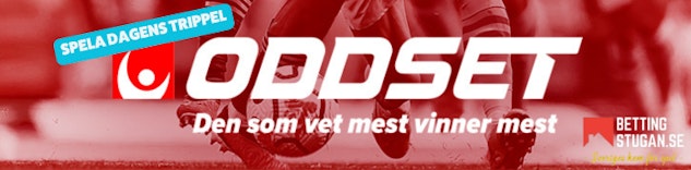 Dagens Trippel Banner Oddset Svenska Spel Bettingstugan NY
