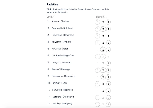 Dalibor Stryktipsduell