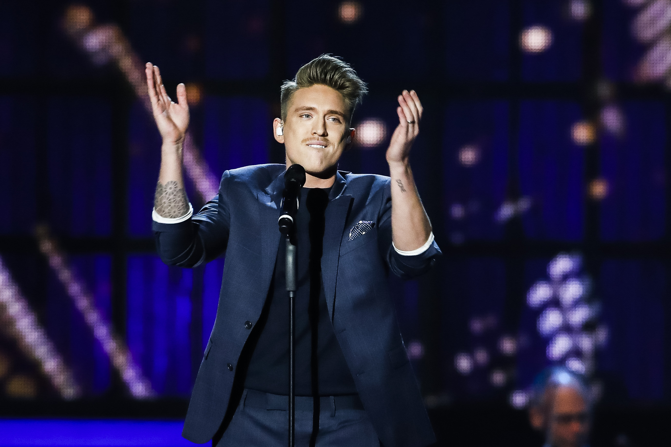 Danny Saucedo tavlar i Melodifestivalen deltavling 4