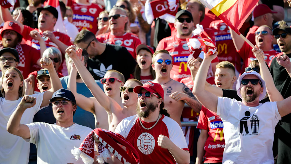 Degerfors fans jublar