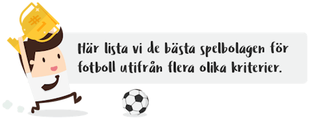 Bästa spelbolag för fotboll betting
