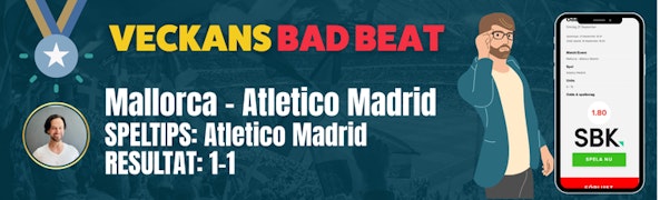 Bettingstugan veckans bad beat v38