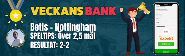 Bettingstugan veckans bank v39