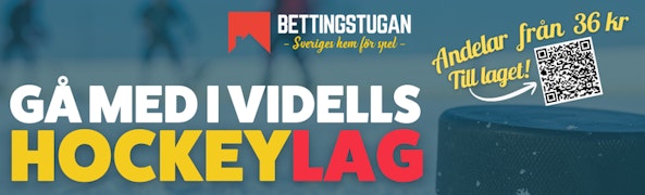 JV Vidells Hockeylag - Bettingstugan Spela Tillsammans andel