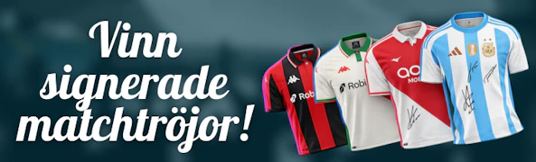 Vbet vinn signerade matchtröjor oddsbonus Bettingstugan