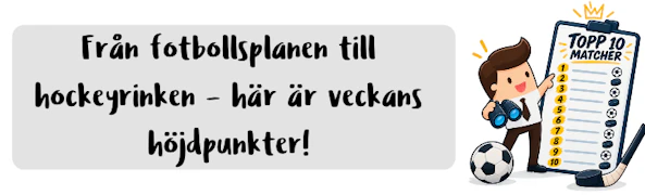 Bettingstugan Dooder Veckans höjdpunkter lista