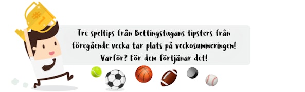 Dooder Bettingstugan - Veckosummering