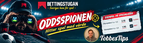 Oddsspionen TobbesTips v38 Bettingstugan
