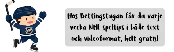 Bettingstugan NHL speltips gratis dooder