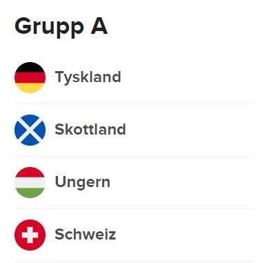 EM 2024 Grupp A