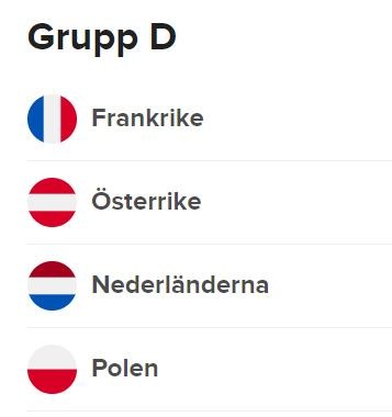 EM 2024 Grupp D
