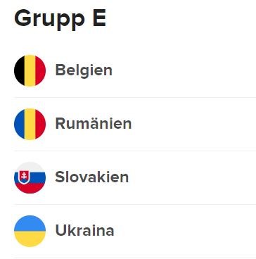 EM 2024 Grupp E