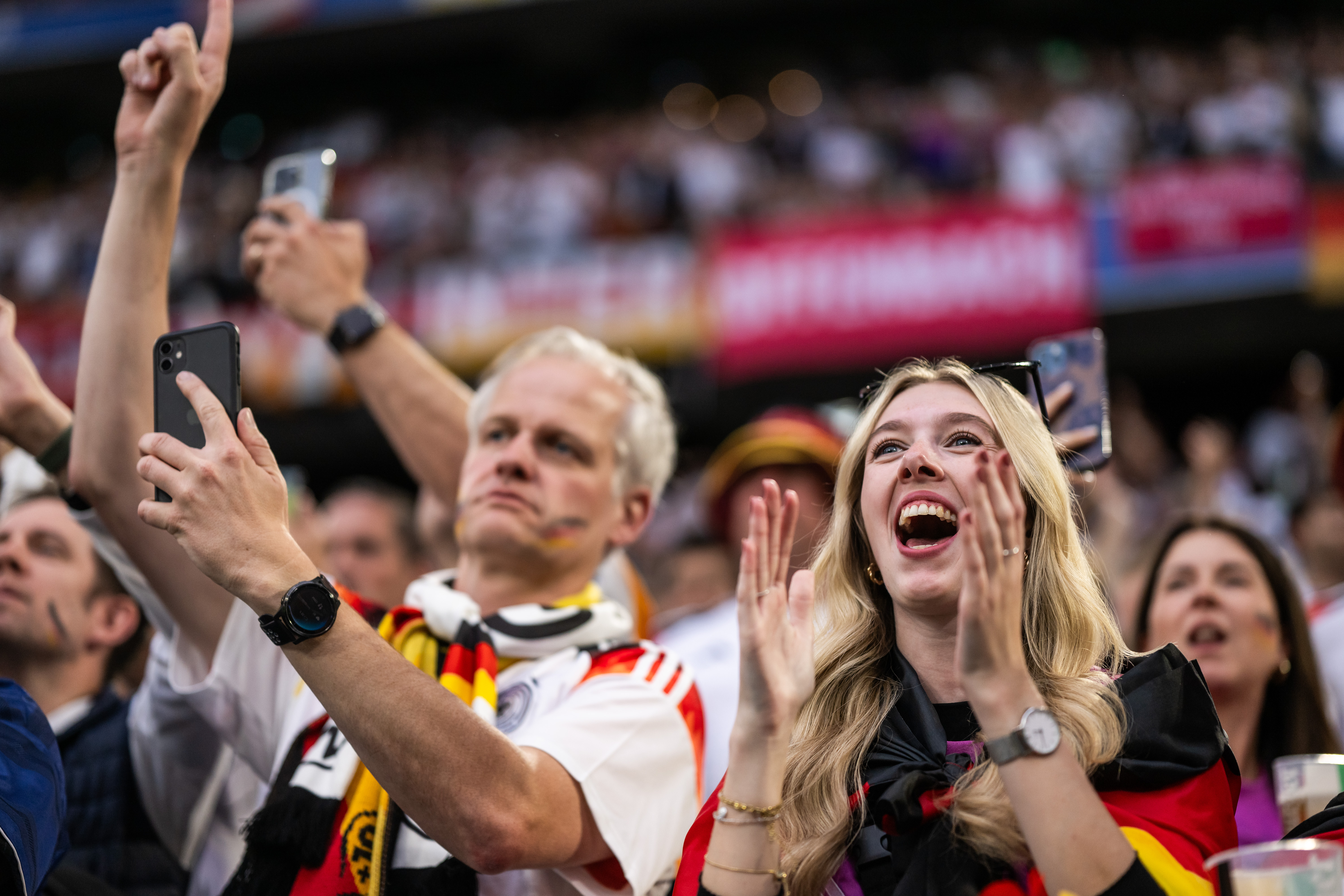 EM fans Tyskland fotbolls EM 2024