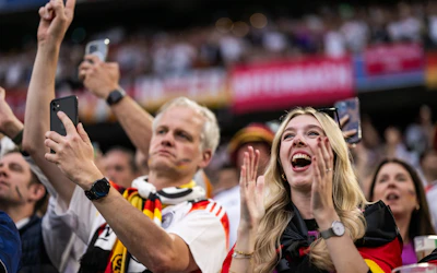 EM fans Tyskland fotbolls EM 2024