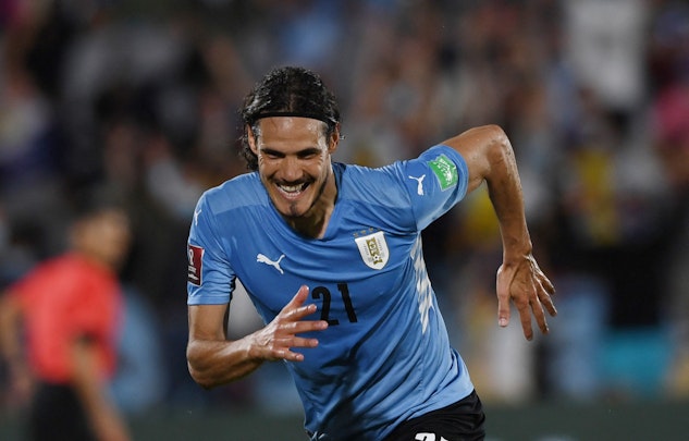 Edison Cavani anfallare Uruguay VM 2022 grupp H