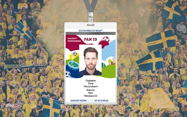 Fan-ID Fotbolls-VM Ryssland