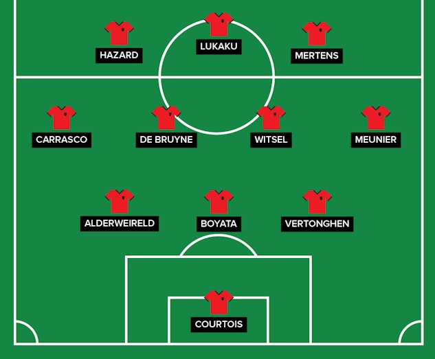 Belgien Startelva VM 2018