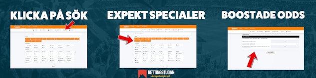 Expekt boosade odds