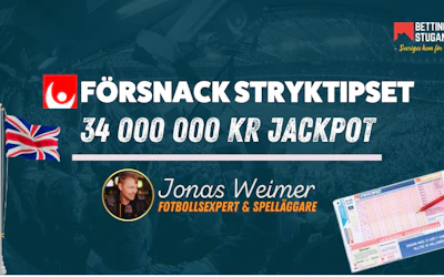 Forsnack Stryktipset Jackpot Jonas Weimer