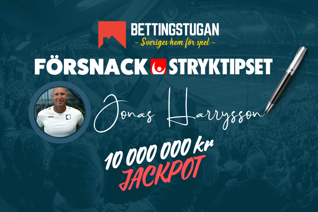 Forsnack Stryktipset med Jackpot Bettingstugan