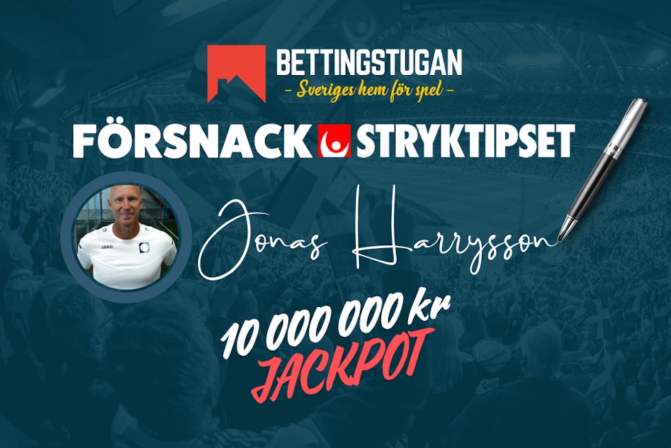 Forsnack Stryktipset med Jackpot Bettingstugan