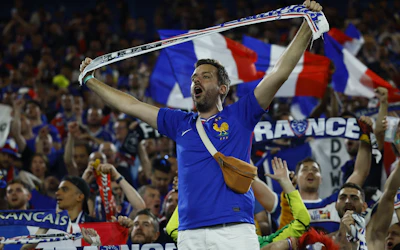 Frankrike fans EM 2024