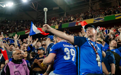 Franska fans i EM 2024