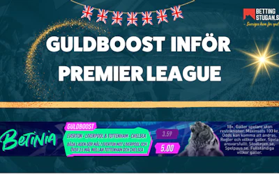 Guldboost Premier League Bettingstugan
