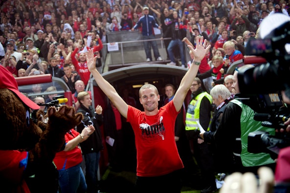 Guldfirande pa Olympia 2011 nagot som Christoffer minns med gladje