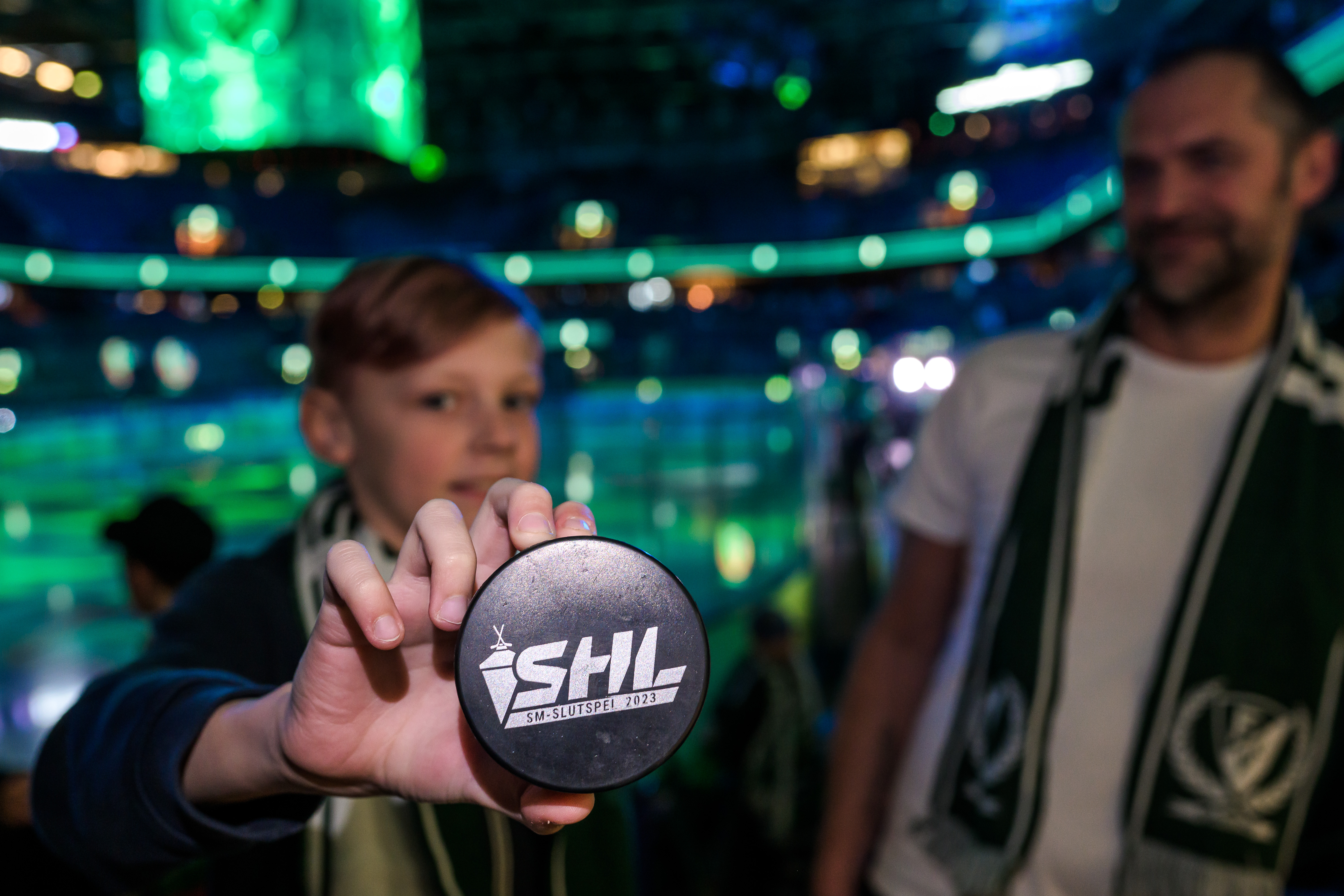 Hockeyfans i Karlstad Farjestad