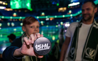 Hockeyfans i Karlstad Farjestad