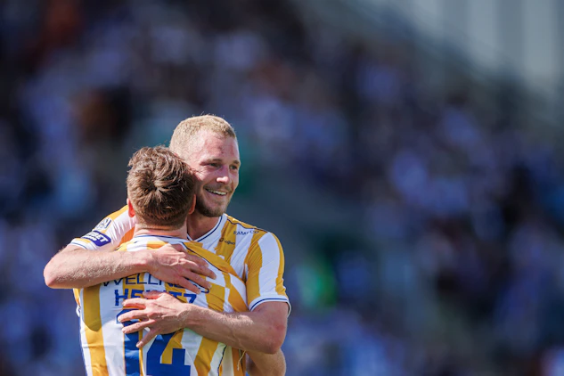 IFK Goteborgs Tobias Heintz och Adam Bergmark Wiberg