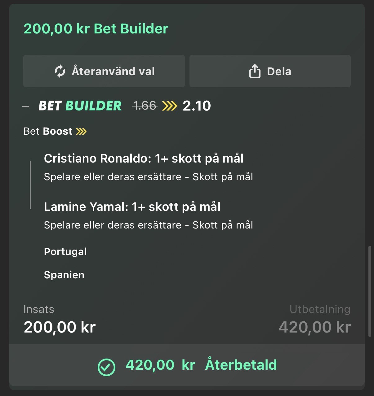 Betboost bet365 2
